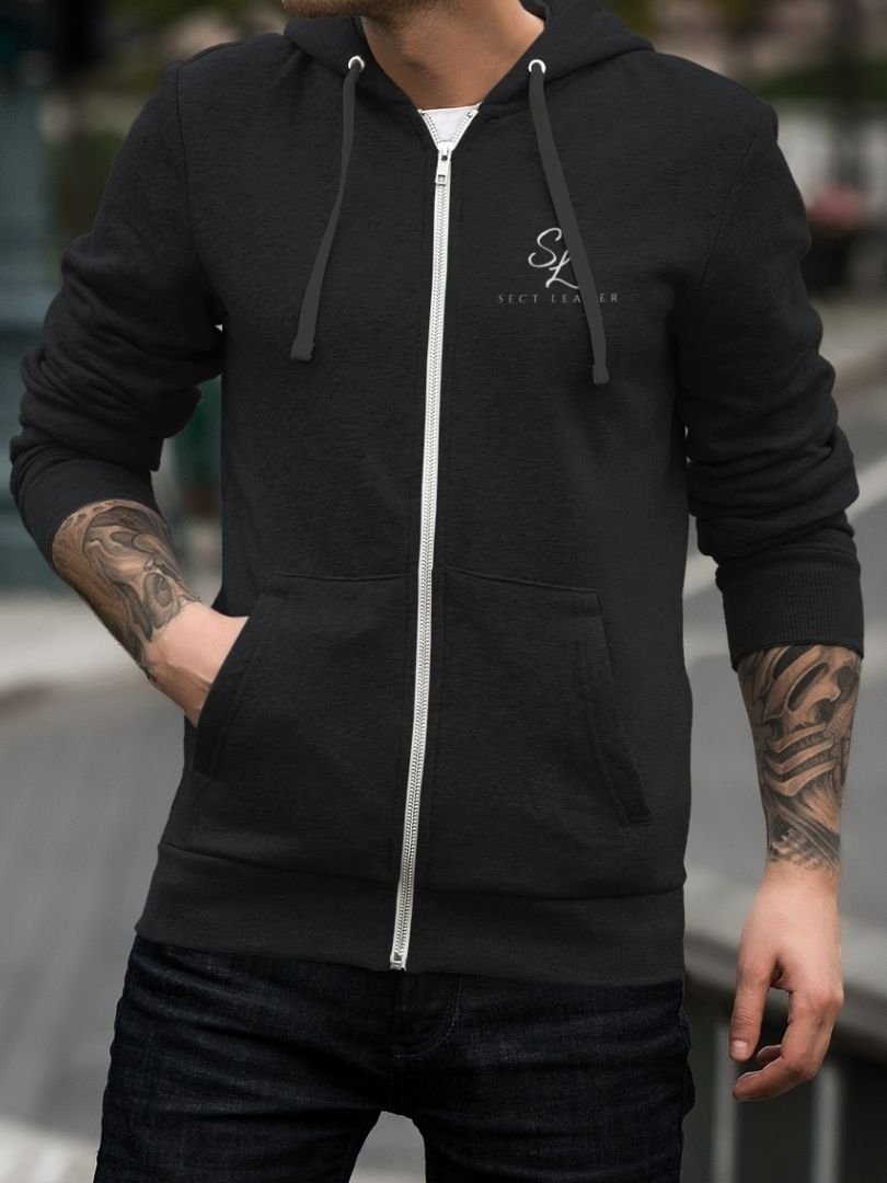 SL-Originals-Men’s-Zip-Hoodie-400-GSM-Cotton-Poly-Blend-Black