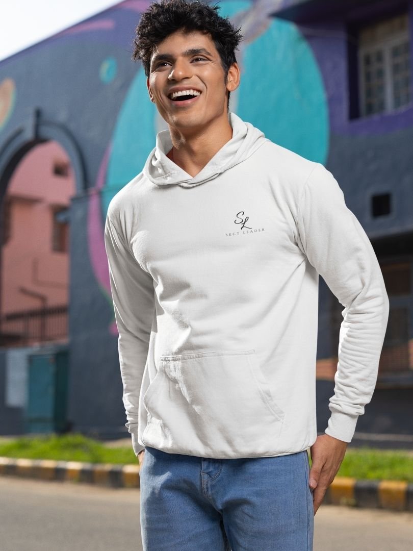 SL-Originals-Men’s-Premium-Cotton-Hoodie-300-GSM-Brushed-Fleece-White,-Grey-Melange,-Mustard-Yellow-&-Coral