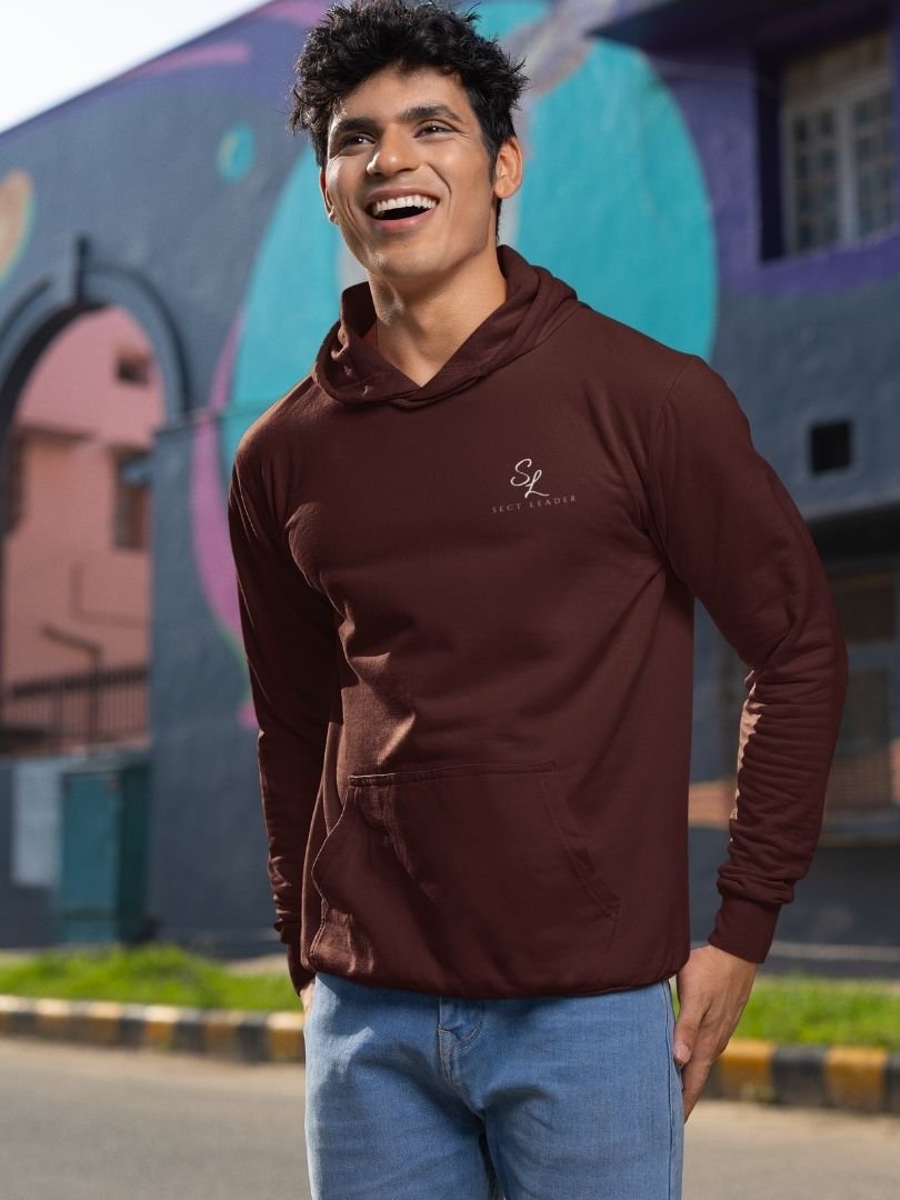 SL-Originals-Men’s-Premium-Cotton-Hoodie-300-GSM-Brushed-Fleece-Red,-Maroon-&-Olive-Green