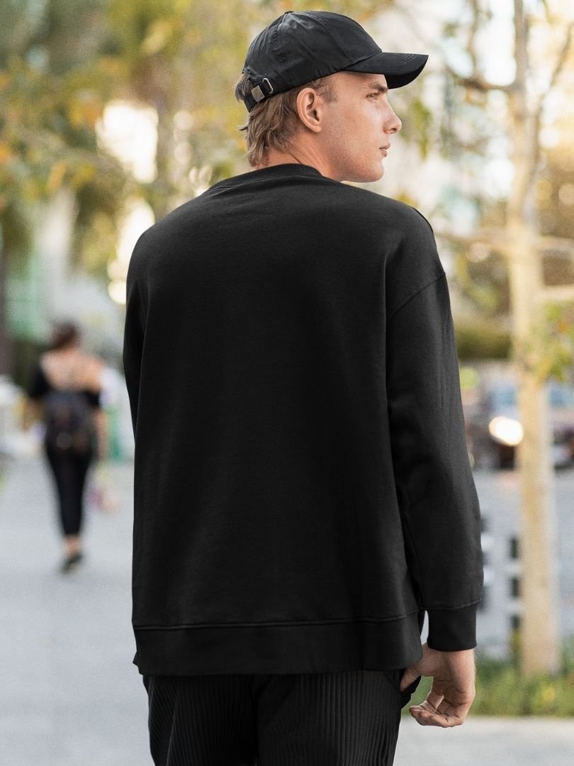 SL-Originals-Men’s-Oversized-Sweatshirt-400-GSM-Cotton-Poly-Blend-Black,-Navy-Blue,-Bottle-Green-&-Maroon