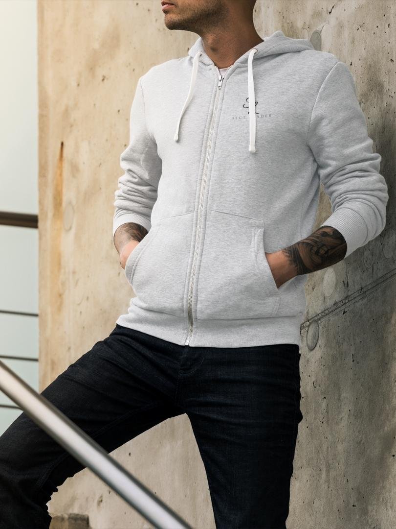 SL-Originals-Men’s-Zip-Hoodie-400-GSM-Cotton-Poly-Blend-White