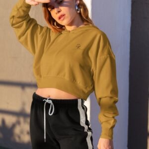 Women’s-Cropped-Hoodie–Light-Baby-Pink-&-Mustard-Yellow-SL-Originals