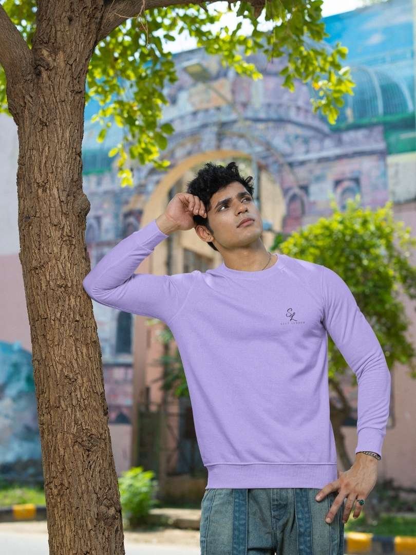 SL-Originals-Men’s-Premium-Cotton-Sweatshirt-300-GSM-Fleece-Light-Baby-Pink,-Lavender,-Mint-&-Baby-Blue