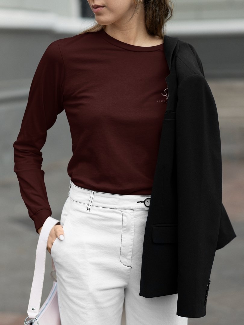 SL-Originals-Women’s-Full-Sleeve-T-Shirt-100%-Cotton–Red-&-Maroon-All-Season-Comfort SL-Originals-Women’s-Full-Sleeve-T-Shirt-100%-Cotton–Red-&-Maroon-All-Season-Comfort