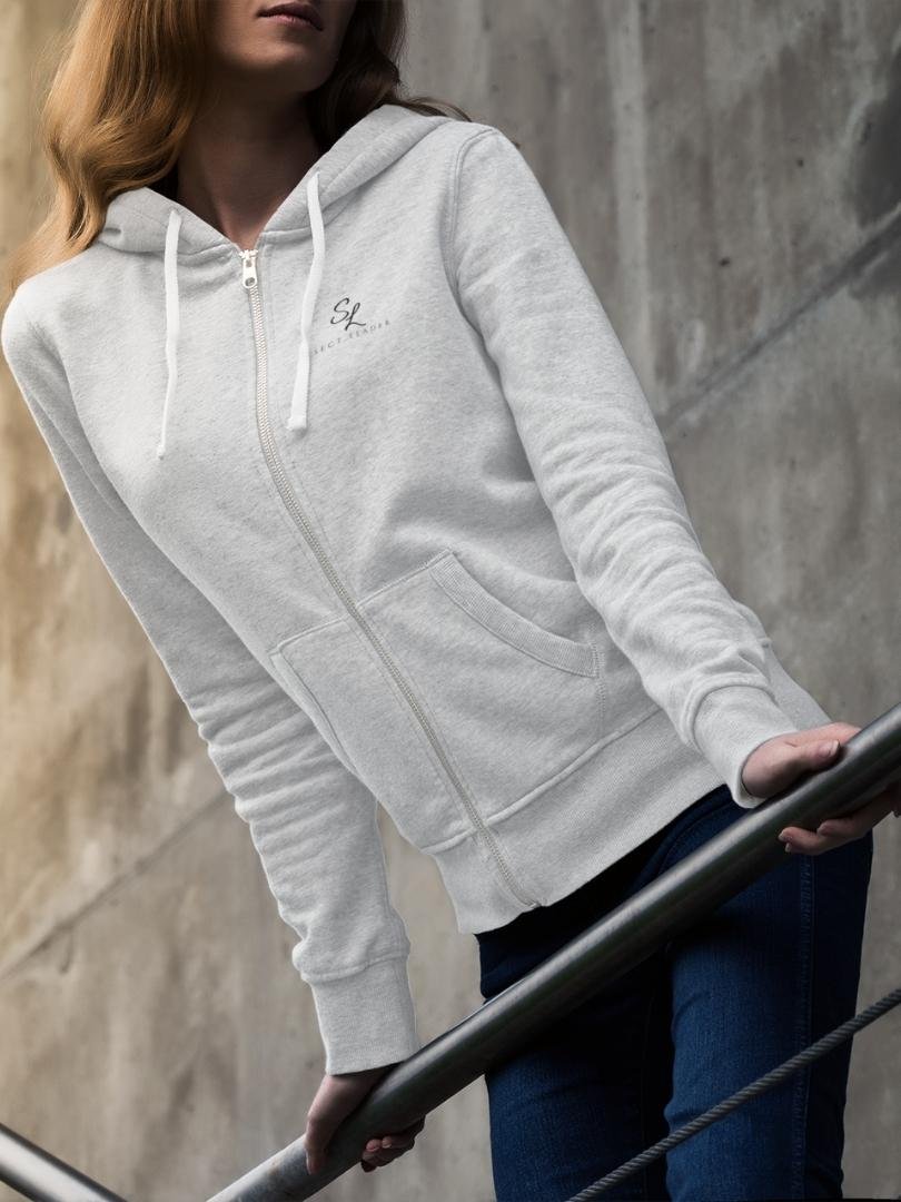 SL-Originals-Women’s-Zip-Hoodie-400-GSM-Cotton-Poly-Blend-White