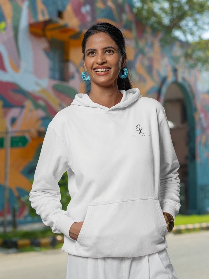 SL-Originals-Women’s-Premium-Cotton-Hoodie-300-GSM-Brushed-Fleece-White,-Grey-Melange,-Mustard-Yellow-&-Coral