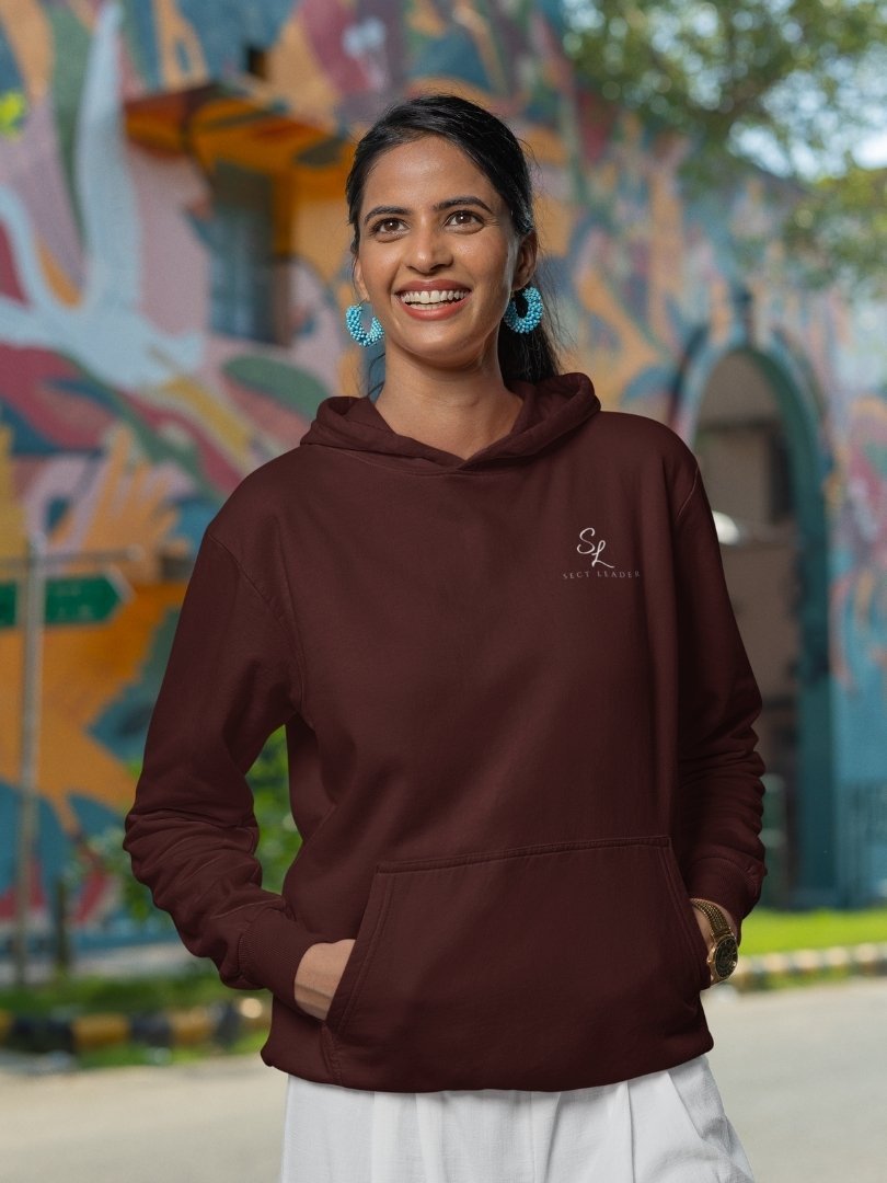 SL-Originals-Women’s-Premium-Cotton-Hoodie-300-GSM-Brushed-Fleece-Red,-Maroon-&-Olive-Green