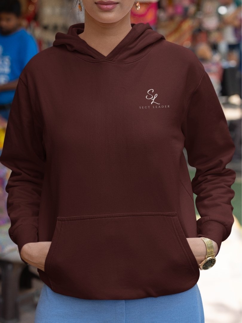 SL-Originals-Women’s-Premium-Cotton-Hoodie-300-GSM-Brushed-Fleece-Red,-Maroon-&-Olive-Green