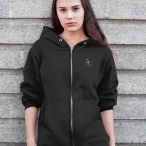 SL-Originals-Women’s-Zip-Hoodie-400-GSM-Cotton-Poly-Blend-Black