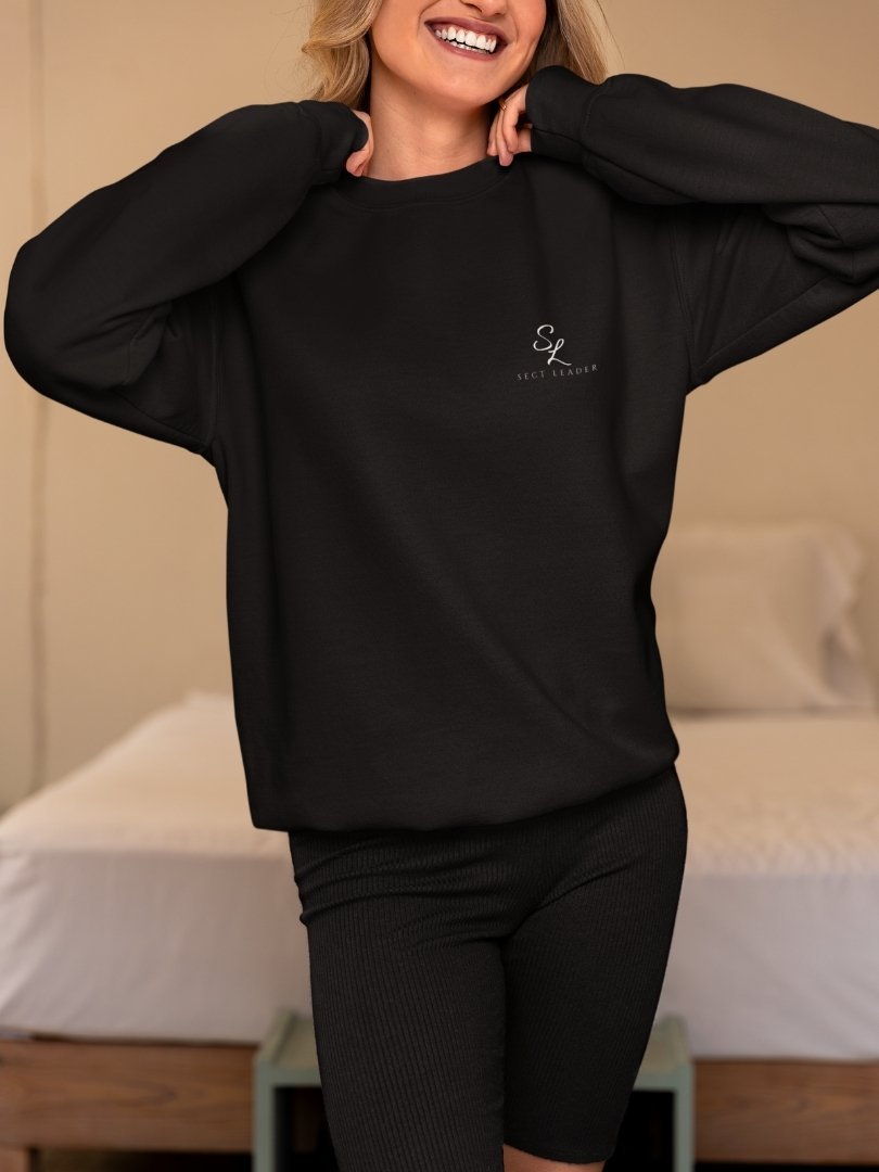 SL-Originals-Women’s-Premium-Cotton-Sweatshirt-300-GSM-Fleece-Black,-Navy,-Maroon-&-Olive-Green