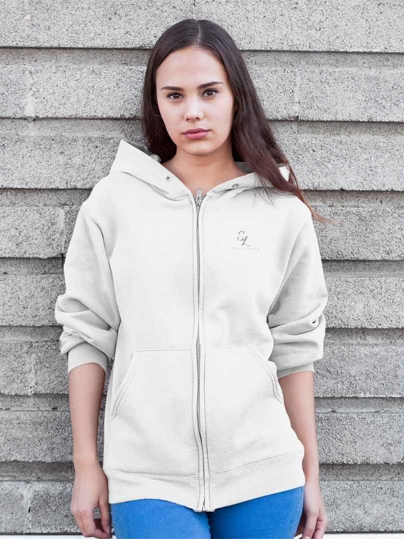 SL-Originals-Women’s-Zip-Hoodie-400-GSM-Cotton-Poly-Blend-White